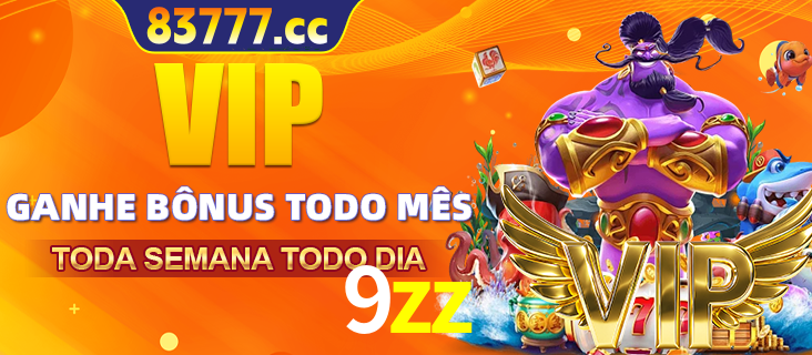 Banner promocional do 9zz oferecendo 100% de recompensas adicionais contínuas para quem fizer o login diário (Daily sign-in), com um mascote de coelho.